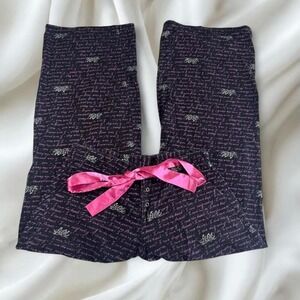 So Cal pink graphic pajama pants y2k vintage grunge skater